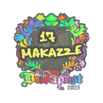 Sticker | makazze (Holo) | Budapest 2025