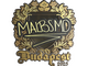 Sticker | malbsMd (Gold) | Budapest 2025