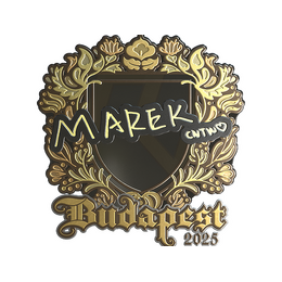 Sticker | Marek (Gold) | Budapest 2025