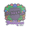 Sticker | Marek (Embroidered) | Budapest 2025