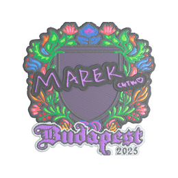 Sticker | Marek (Embroidered) | Budapest 2025