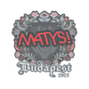Sticker | MATYS | Budapest 2025