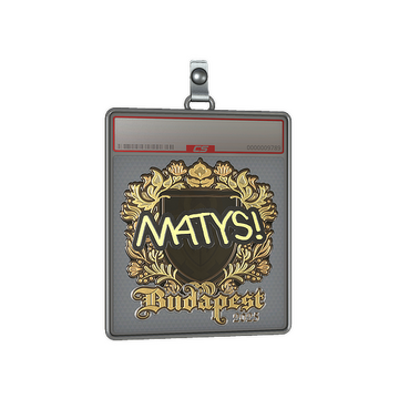 Sticker Slab | MATYS (Gold) | Budapest 2025