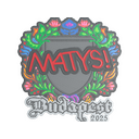 MATYS (Embroidered) | Budapest 2025