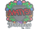 Sticker | MATYS (Embroidered) | Budapest 2025
