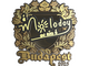 Sticker | molodoy (Gold) | Budapest 2025 skin