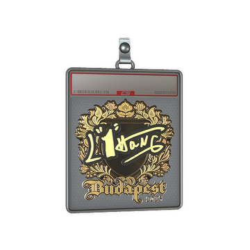 Sticker Slab | L1haNg (Gold) | Budapest 2025