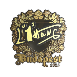 Sticker | L1haNg (Gold) | Budapest 2025