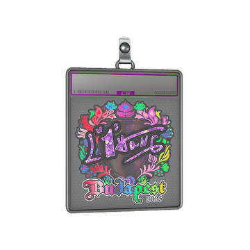 Sticker Slab | L1haNg (Holo) | Budapest 2025