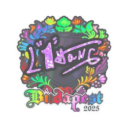 Sticker | L1haNg (Holo) | Budapest 2025