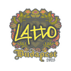 Sticker | latto | Budapest 2025