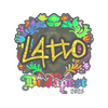 Sticker | latto (Holo) | Budapest 2025