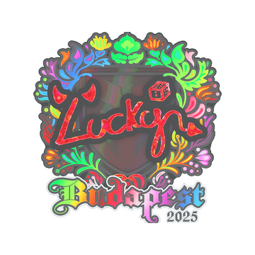 Sticker | Lucky (Holo) | Budapest 2025