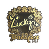Sticker | Lucky (Gold) | Budapest 2025