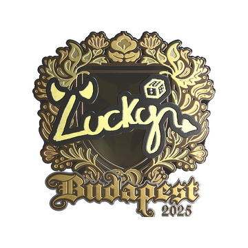 Sticker | Lucky (Gold) | Budapest 2025