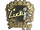 Sticker | Lucky (Gold) | Budapest 2025