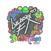 Sticker | Lucaozy (Holo) | Budapest 2025