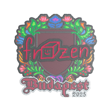 Sticker | frozen (Embroidered) | Budapest 2025