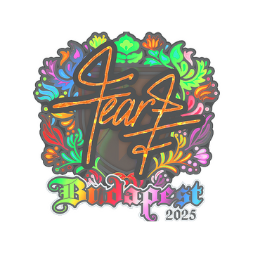 Sticker | fEAR (Holo) | Budapest 2025