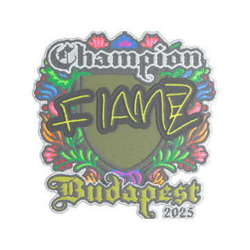 Sticker | FlameZ (Embroidered, Champion) | Budapest 2025