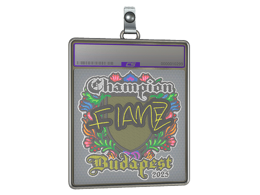 Sticker Slab | FlameZ (Embroidered, Champion) | Budapest 2025