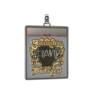 Sticker Slab | FlameZ (Gold, Champion) | Budapest 2025