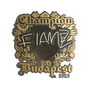 Sticker | FlameZ (Gold, Champion) | Budapest 2025