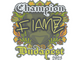 Sticker | FlameZ (Champion) | Budapest 2025