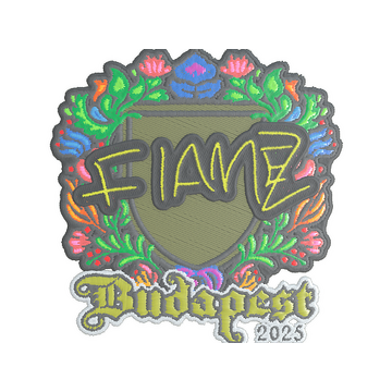 Sticker | FlameZ (Embroidered) | Budapest 2025