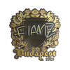 Sticker | FlameZ (Gold) | Budapest 2025