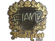 Sticker | FlameZ (Gold) | Budapest 2025