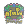Sticker | n1ssim (Embroidered) | Budapest 2025