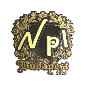 Sticker | npl (Gold) | Budapest 2025