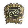 Sticker | NertZ (Gold) | Budapest 2025