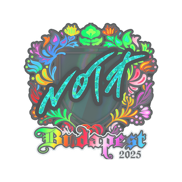 Sticker | nota (Holo) | Budapest 2025