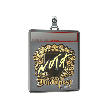 Sticker Slab | nota (Gold) | Budapest 2025