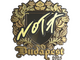Sticker | nota (Gold) | Budapest 2025