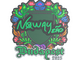 Sticker | noway (Embroidered) | Budapest 2025