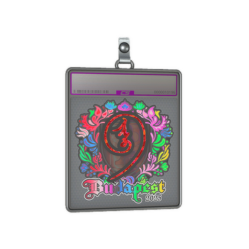 Sticker Slab | nin9 (Holo) | Budapest 2025