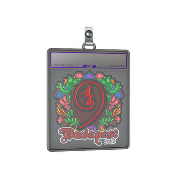 Sticker Slab | nin9 (Embroidered) | Budapest 2025