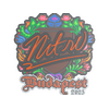 Sticker | nitr0 (Embroidered) | Budapest 2025