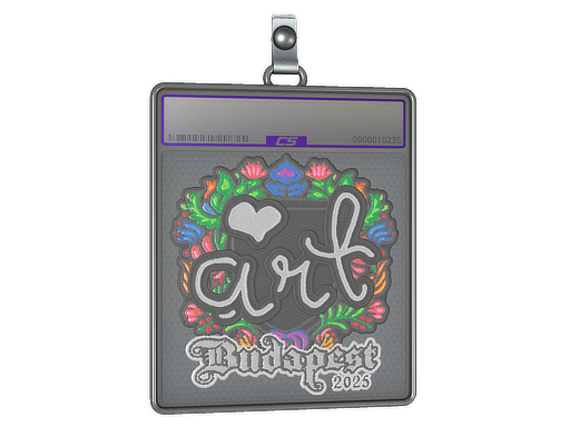 Sticker Slab | arT (Embroidered) | Budapest 2025