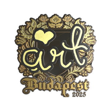 Sticker | arT (Gold) | Budapest 2025