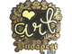 Sticker | arT (Gold) | Budapest 2025