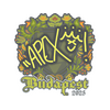 Sticker | apEX | Budapest 2025