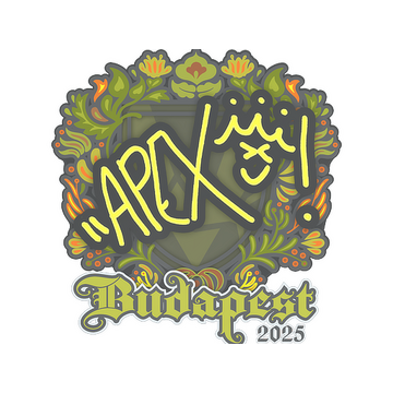 Sticker | apEX | Budapest 2025