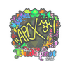 Sticker | apEX (Holo) | Budapest 2025