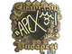 Sticker | apEX (Gold, Champion) | Budapest 2025