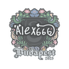 Sticker | alex666 | Budapest 2025