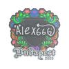 Sticker | alex666 (Embroidered) | Budapest 2025